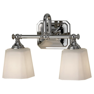 Murray Feiss 2 Bulb Polished Nickel Vanity Strip - C140-VS19702-PN