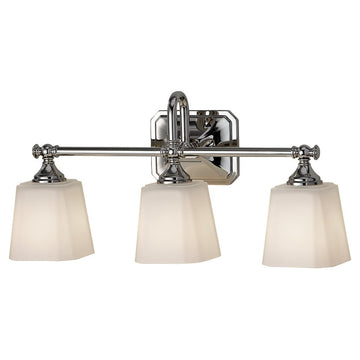 Murray Feiss 3 Bulb Polished Nickel Vanity Strip - C140-VS19703-PN