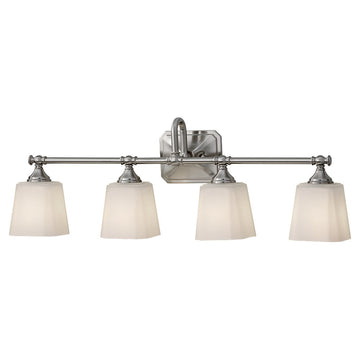 Murray Feiss 4 Bulb Brushed Steel Vanity Strip - C140-VS19704-BS