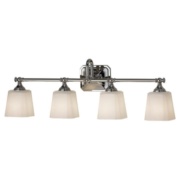 Murray Feiss 4 Bulb Polished Nickel Vanity Strip - C140-VS19704-PN