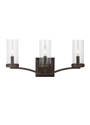 Murray Feiss 3 - Light Vanity Dark Antique Copper / Antique Copper - C140-VS23203DAC/AC