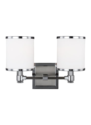 Murray Feiss 2 - Light Vanity Satin Nickel / Chrome - C140-VS23302SN/CH