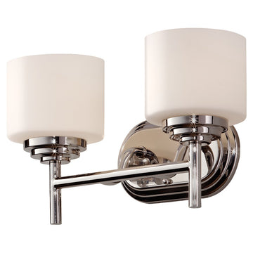 Murray Feiss 2 Bulb Polished Nickel Vanity Strip - C140-VS26002-PN