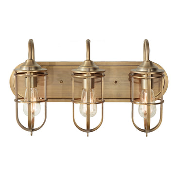 Murray Feiss 3 Bulb Dark Antique Brass Vanity Strip - C140-VS36003-DAB
