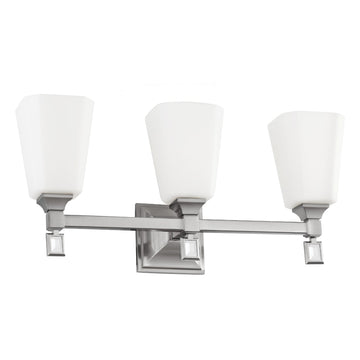 Murray Feiss 3 Bulb Brushed Steel Vanity Strip - C140-VS47003-BS