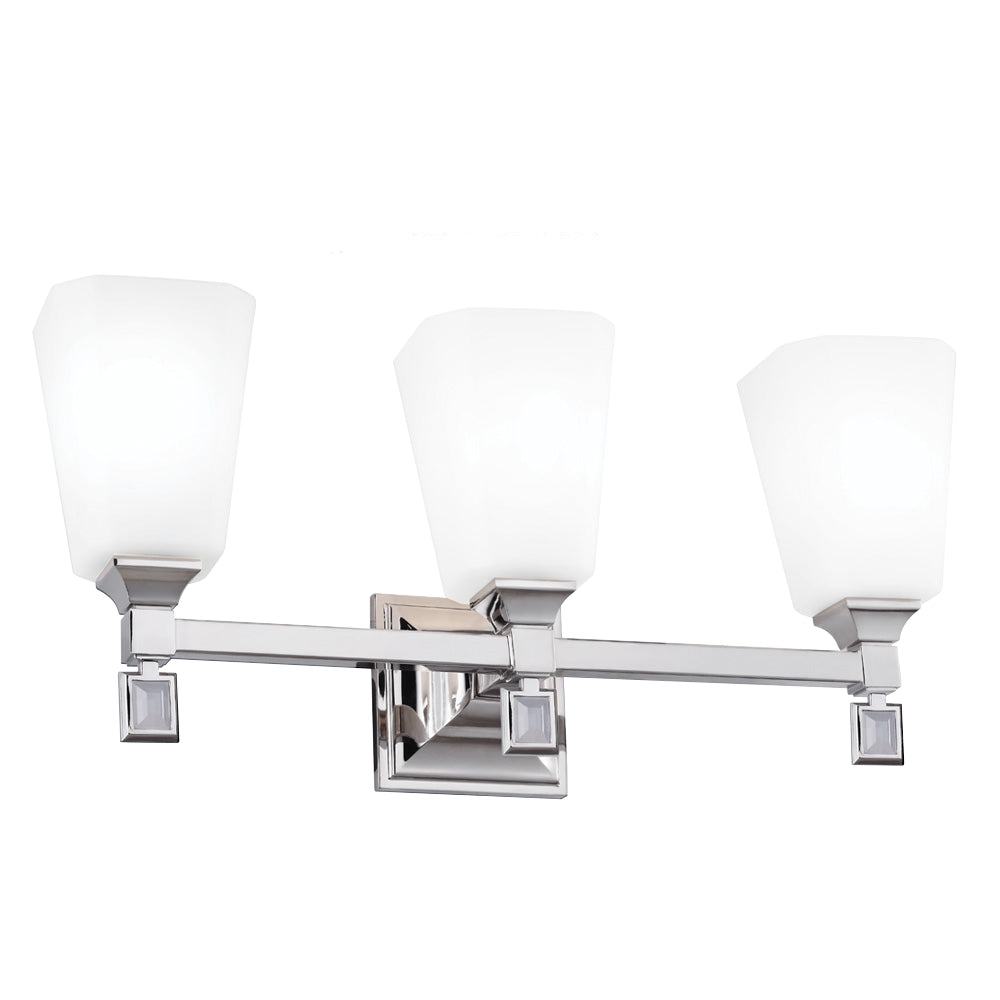 Murray Feiss 3 Bulb Polished Nickel Vanity Strip - C140-VS47003-PN