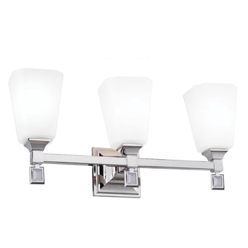 Murray Feiss 3 Bulb Polished Nickel Vanity Strip - C140-VS47003-PN