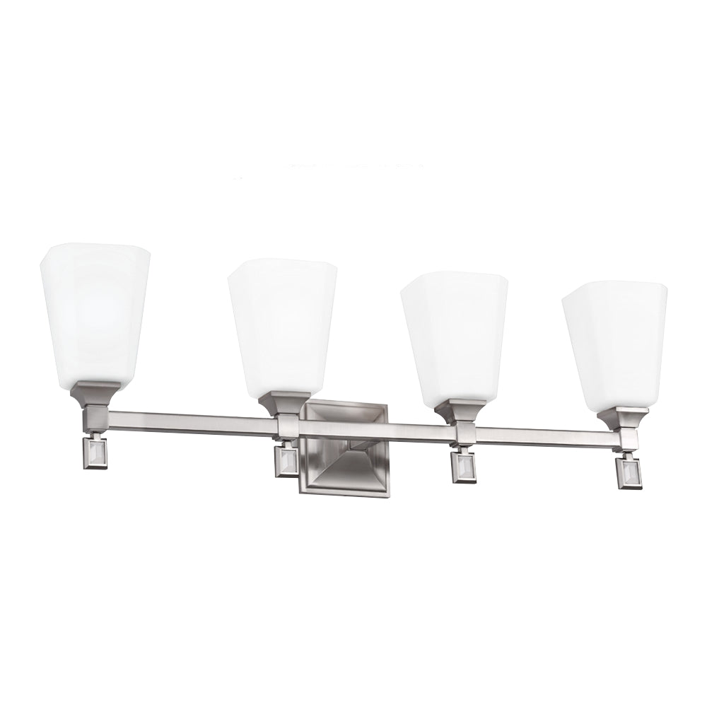 Murray Feiss 4 Bulb Brushed Steel Vanity Strip - C140-VS47004-BS