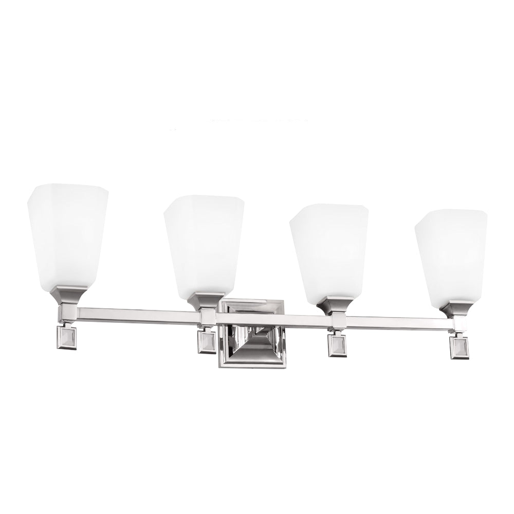 Murray Feiss 4 Bulb Polished Nickel Vanity Strip - C140-VS47004-PN