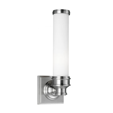 Murray Feiss 1 Bulb Brushed Steel Vanity Strip - C140-VS48001-BS
