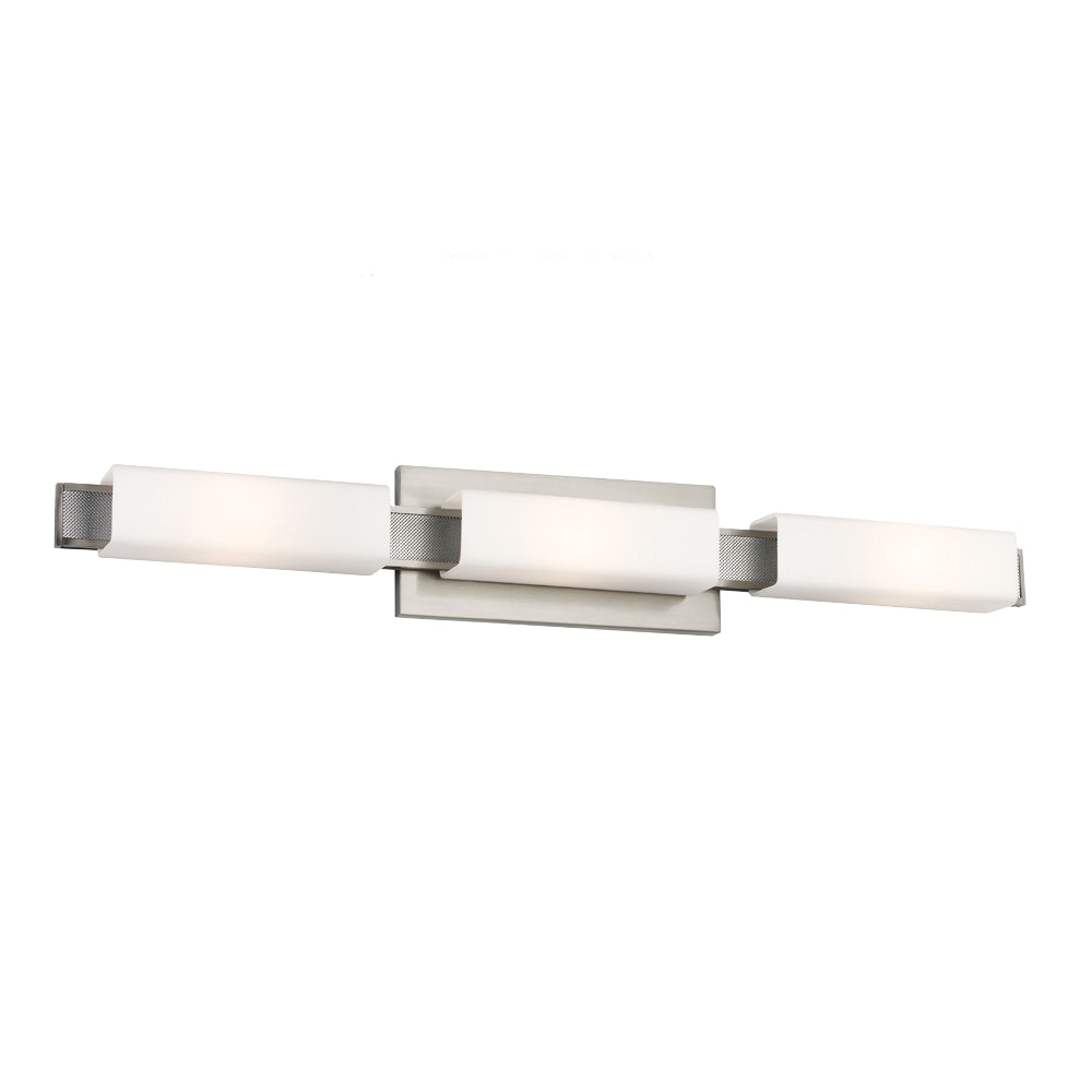 Murray Feiss 3 Bulb Brushed Steel Vanity Strip - C140-VS50003-BS