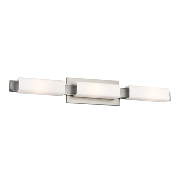 Murray Feiss 3 Bulb Brushed Steel Vanity Strip - C140-VS50003-BS