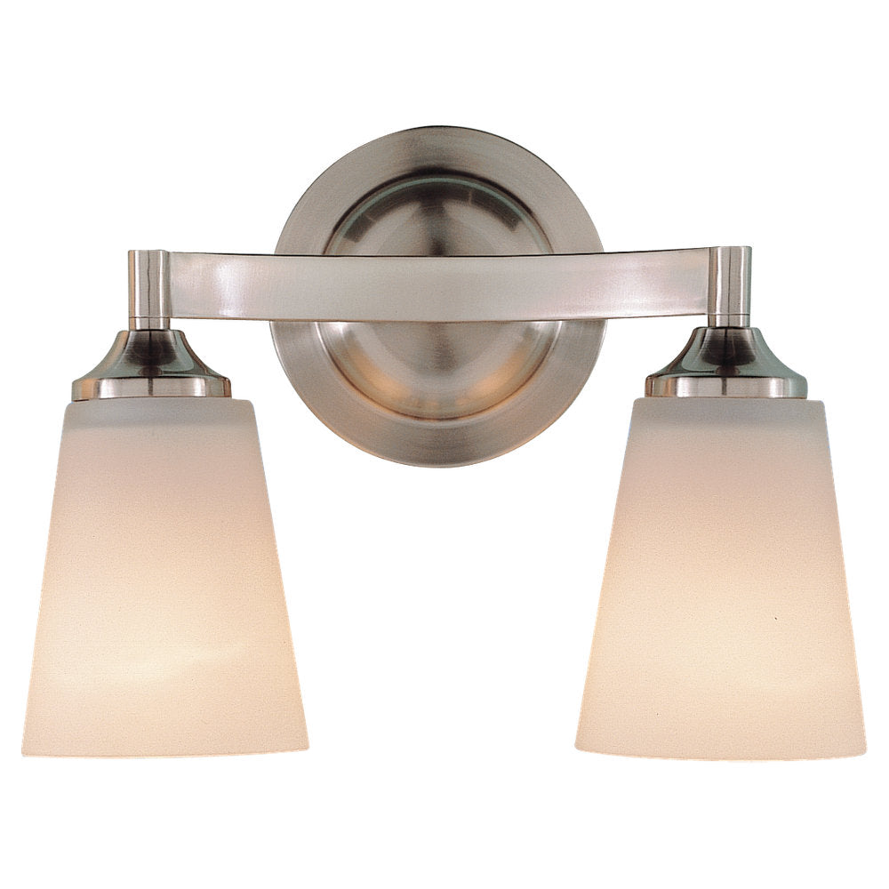 Murray Feiss 2 Bulb Brushed Steel Vanity  - C140-VS9402-BS