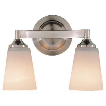 Murray Feiss 2 Bulb Brushed Steel Vanity  - C140-VS9402-BS