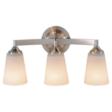 Murray Feiss 3 Bulb Brushed Steel Vanity  - C140-VS9403-BS