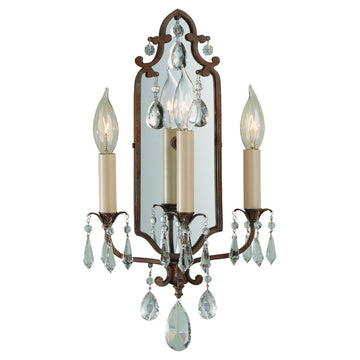 Murray Feiss 3 Bulb British Bronze Wall - C140-WB1218BRB