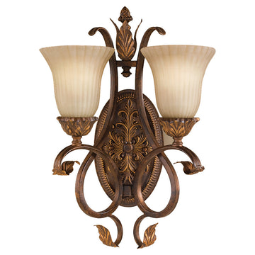 Murray Feiss 2 Bulb aged Tortoise Shell Wall - C140-WB1281ATS