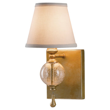 Murray Feiss 1 Bulb Oxidized Silver Leaf Wall - C140-WB1487OSL