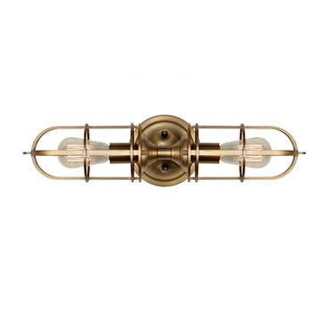 Murray Feiss 2 Bulb Dark Antique Brass Wall Bracket - C140-WB1704DAB