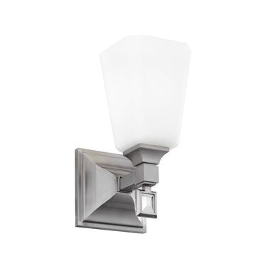 Murray Feiss 1 Bulb Brushed Steel Wall Sconce - C140-WB1724BS