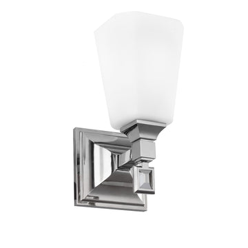 Murray Feiss 1 Bulb Polished Nickel Wall Sconce - C140-WB1724PN