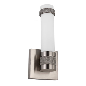 Murray Feiss 1 Bulb Brushed Steel Wall Sconce - C140-WB1739BS