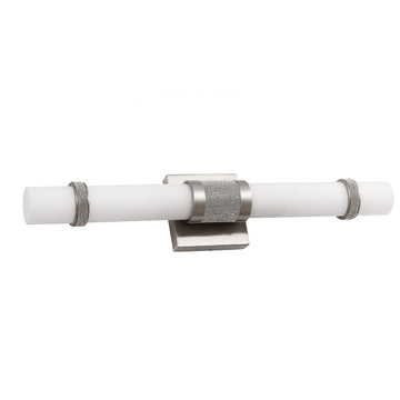 Murray Feiss 2 Bulb Brushed Steel Wall Sconce - C140-WB1740BS