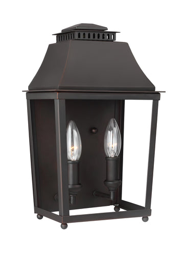 Murray Feiss 2 - Light Wall Sconce Dark Antique Copper / Antique Copper - C140-WB1813DAC/AC