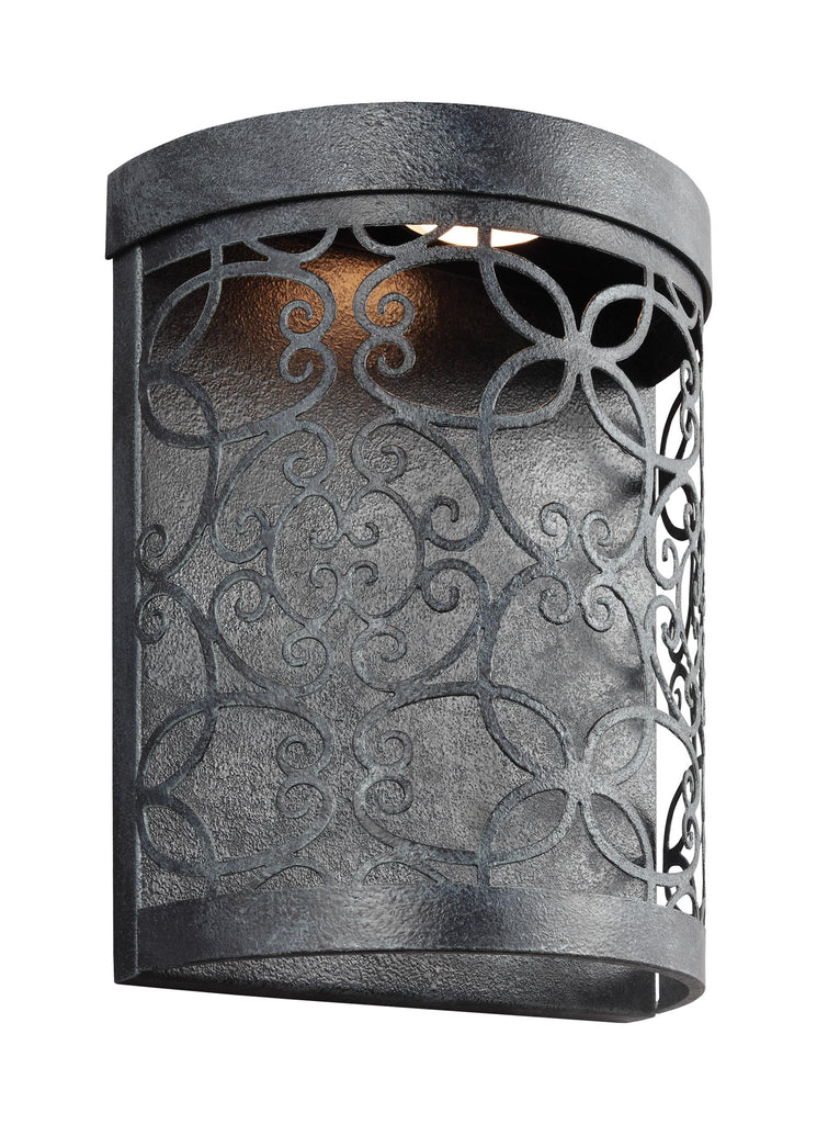 Murray Feiss 1 - Light Outdoor LED Wall Lantern Dark Weathered Zinc - C140-WB1814DWZ-LED