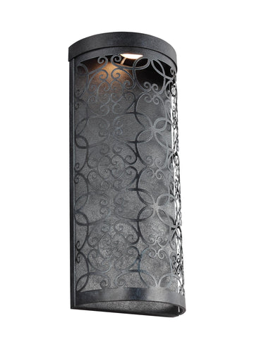 Murray Feiss 1 - Light Outdoor LED Wall Lantern Dark Weathered Zinc - C140-WB1815DWZ-LED