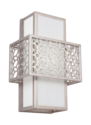 Murray Feiss 1 - Light Wall Sconce Sunrise Silver - C140-WB1819SRS