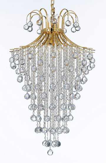 French Empire Crystal Chandelier Chandeliers Lighting H40" X W24" - A93-CG/2/876/9