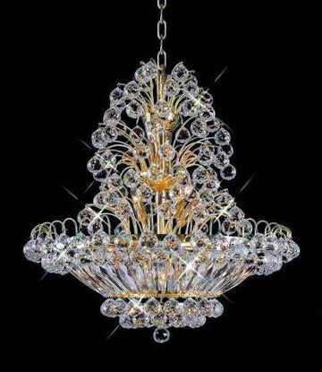 C121-GOLD/2908/2836 Sirius CollectionEmpire Style CHANDELIER Chandeliers, Crystal Chandelier, Crystal Chandeliers, Lighting