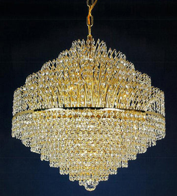 H906-WL61514-680KG By Empire Crystal-Chandelier