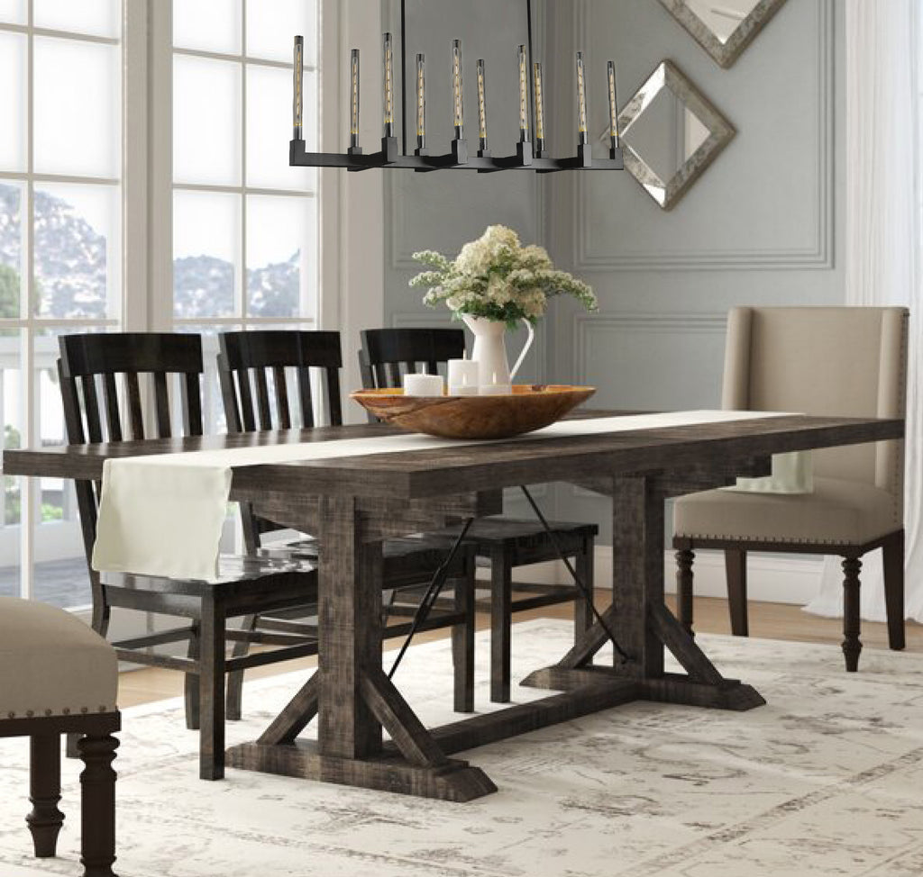 Inspired Cannele Style Linear Chandelier 55" Vintage Barn Metal Industrial Loft Rustic Lighting