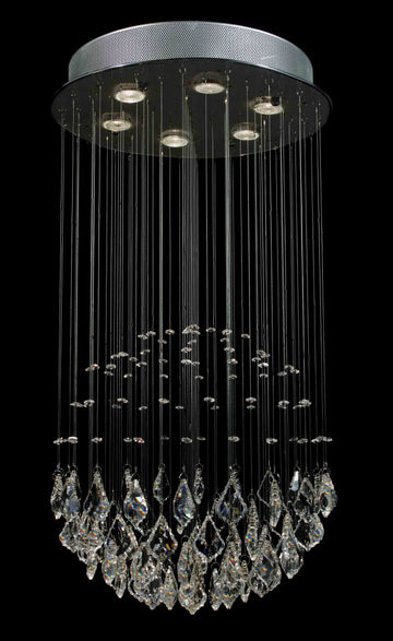 Modern Contemporary Chandelier "Rain Drop" Crystal Chandeliers Lighting H 32" x W 18" - J10-B7/26059/6