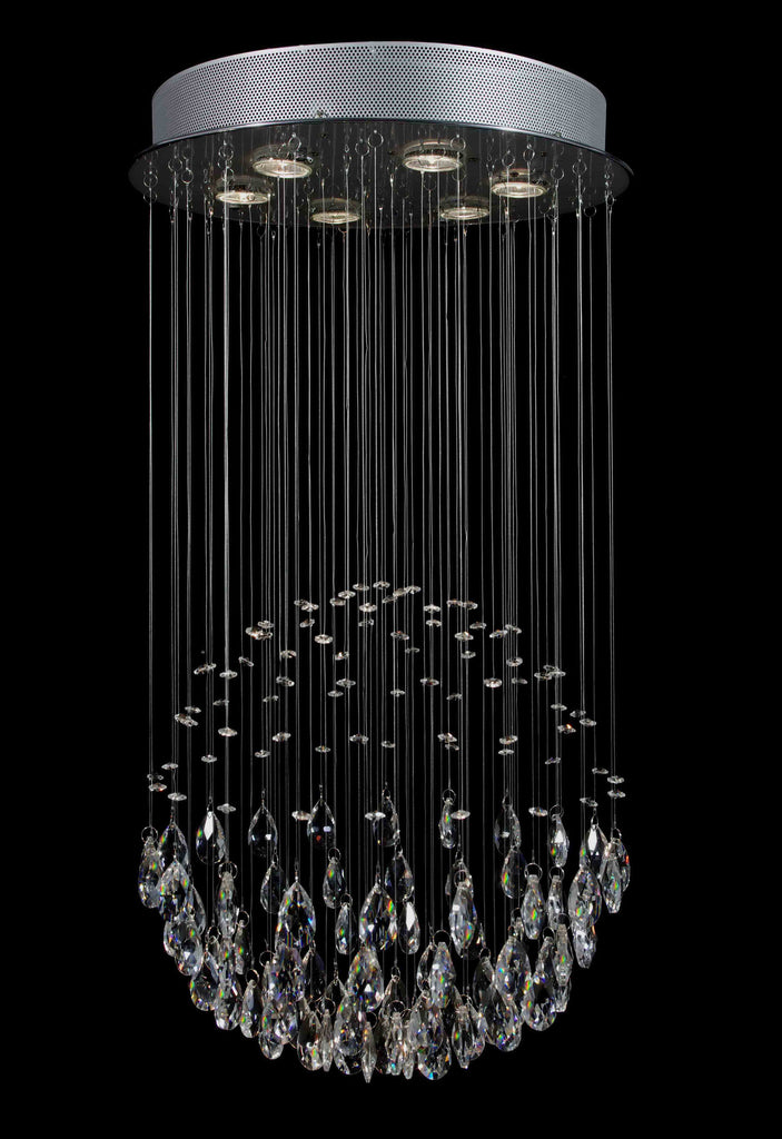 Modern Contemporary Chandelier "Rain Drop" Crystal Chandeleirs Lighting H 32" x W 18" - J10-B9/26059/6