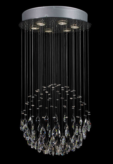 Modern Contemporary Chandelier "Rain Drop" Crystal Chandeleirs Lighting H 32" x W 18" - J10-B9/26059/6