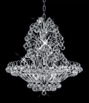 C121-SILVER/2908/2428 Sirius CollectionEmpire Style CHANDELIER Chandeliers, Crystal Chandelier, Crystal Chandeliers, Lighting