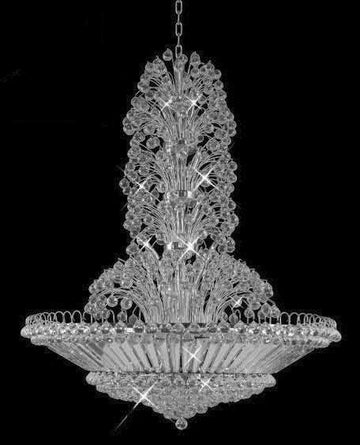 C121-SILVER/2908/4860 Sirius CollectionEmpire Style CHANDELIER Chandeliers, Crystal Chandelier, Crystal Chandeliers, Lighting