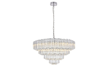 ZC121-1706D26C - Urban Classic: Riviera 9 Light Chrome Chandelier