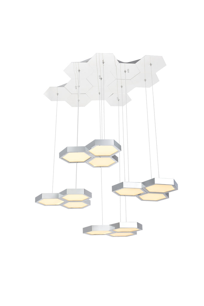 ZC121-5104G32C - Regency Lighting: Hampton LED light in Chrome Pendant