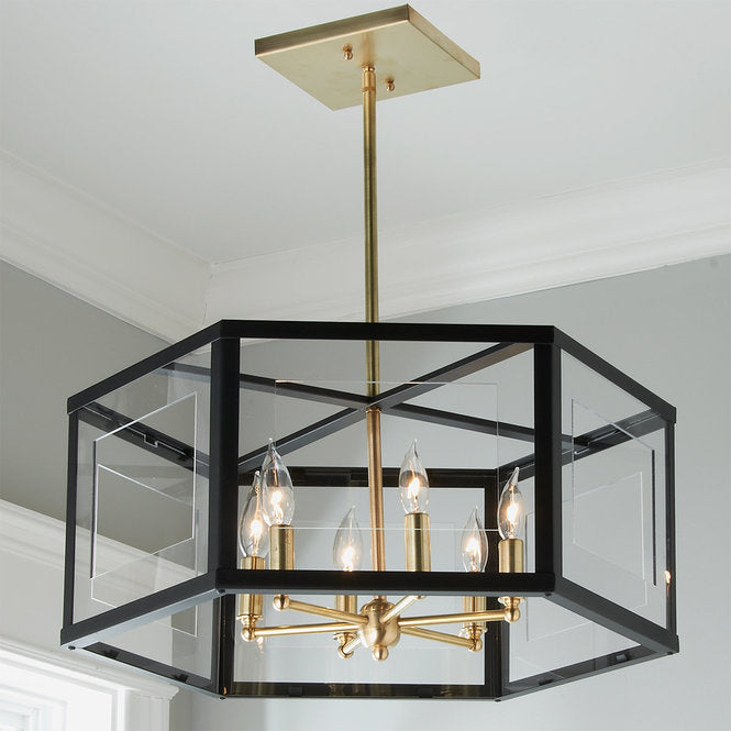 City Chic Chandelier 6 Light 1 - F100-577