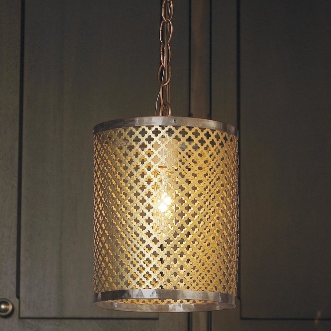 Cylinder Radiator Screen Pendant - F100-398