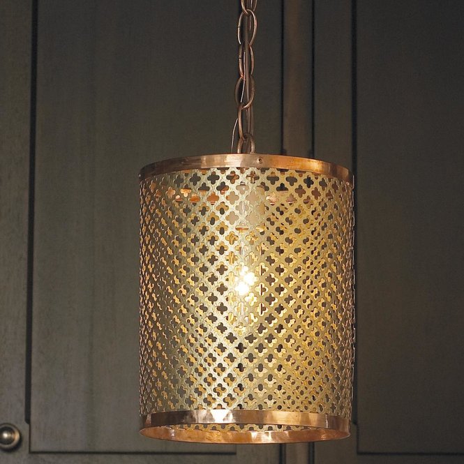 Cylinder Radiator Screen Pendant - F100-397