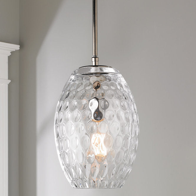 Dimpled Glass Pendant - F100-381