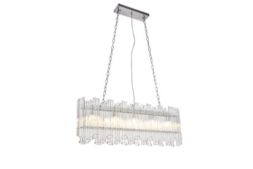 ZC121-1707D40C - Urban Classic: Riviera 5 Light Chrome Chandelier