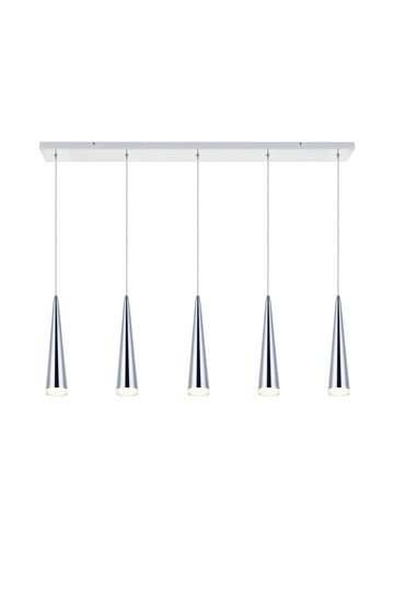 ZC121-5201D42C - Regency Lighting: Fantasia 5 light Chrome LED Pendant