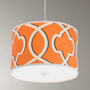 French Trellis Shade Pendant Light - F100-488