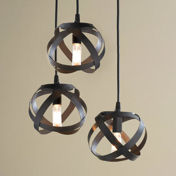 Galaxy Metal Ribbon Pendant Chandelier - F100-456
